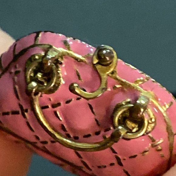 RARE Vintage Y2K JUICY COUTURE PINK QUILTED BOWLER BAG STATUS DAYDREAMER BARBIE - Picture 11 of 12